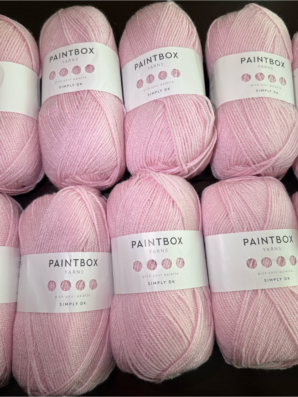 Paintbox Yarns Simply DK Soft Candyfloss Pink Yarn - 10 skeins